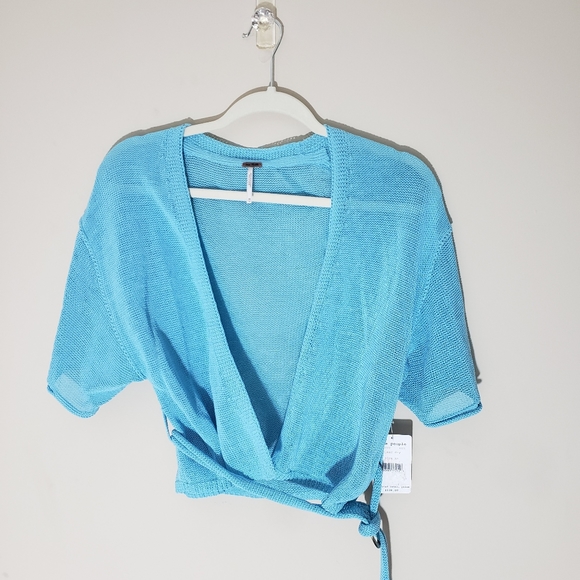 Free People Oh Hello Tie Waist Cardigan - Picture 4 of 9